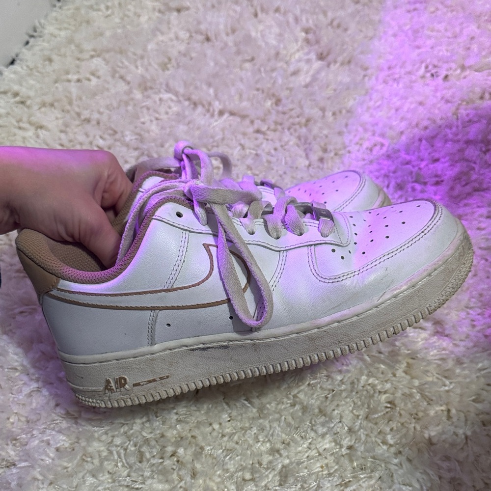 Custom Brown Painted Nike Air Forces